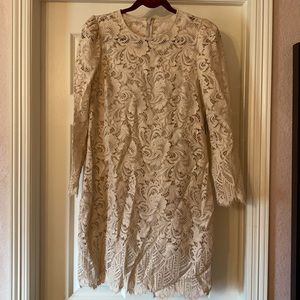 Brand New Cream Small Express Cocktail Dress - NWT